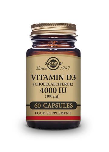 Solgar Vitamin D3 4000 IU 60caps