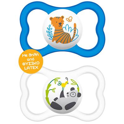 Mam Air Pacifier Latex 16+M Blue, 2pcs (276L)