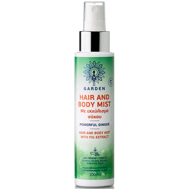 Garden Hair and Body Mist Powerful Ginger 100ml