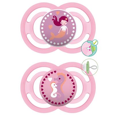Mam Perfect Silicone Pacifier 16+M Pink, 2pcs (281S)