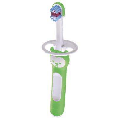 Mam Baby's Brush with Safety Shield Green (606)
