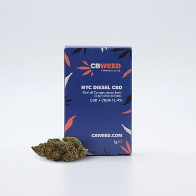 Cbweed Cannabis Flower Light Nyc Diesel CBD 1gr