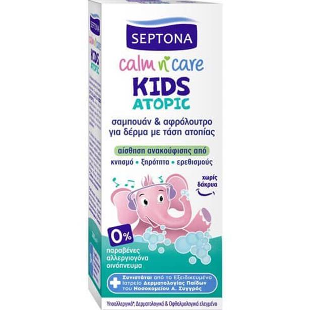 Septona Calm N Care Kids Atopic Σαμπουάν & Αφρόλουτρο 200ml