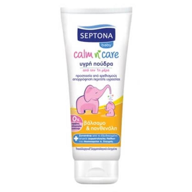 Septona Calm N Care Υγρή Πούδρα με Βάλσαμο & Πανθενόλη 100ml
