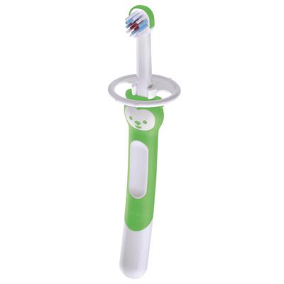 Mam Training Brush with Safety Shield Green (605)