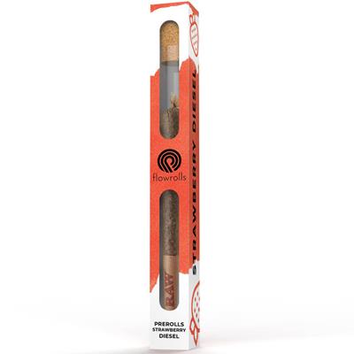 Flowrolls CBD Prerolls Strawberry Diesel 50mg 0,8gr