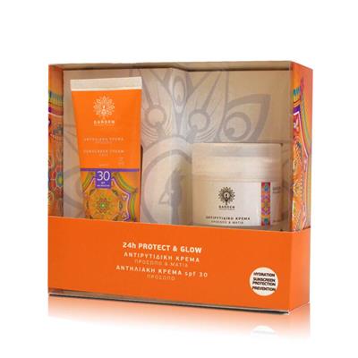 Garden 24h Protect & Glow Sunscreen SPF30 50ml & Anti-wrinkle Cream 50ml