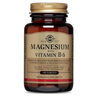 Solgar Magnesium with vitamin B6 100tabs