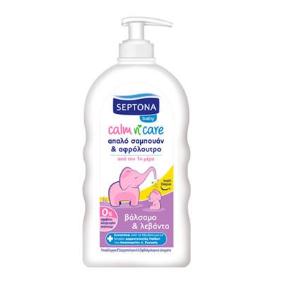 Septona Calm N Care Baby Shampoo & Shower Gel with Hypericum & Lavender 500ml