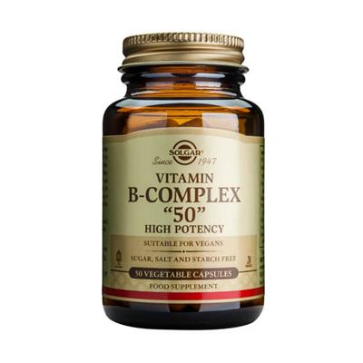 Solgar Formula Vitamin B Complex ''50'' 50 Veg Caps