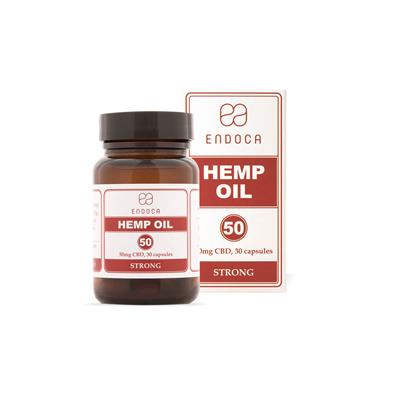 Endoca Hemp Oil Capsules 1500mg CBD - 30pcs