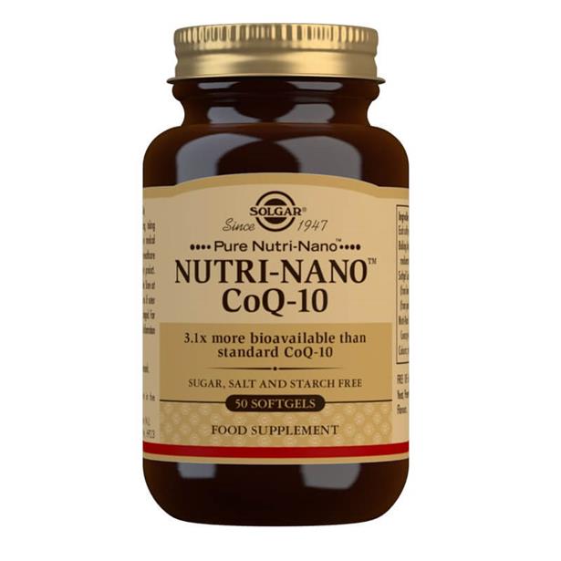 Solgar Nutri-Nano CoQ-10 3.1x 50 softgels