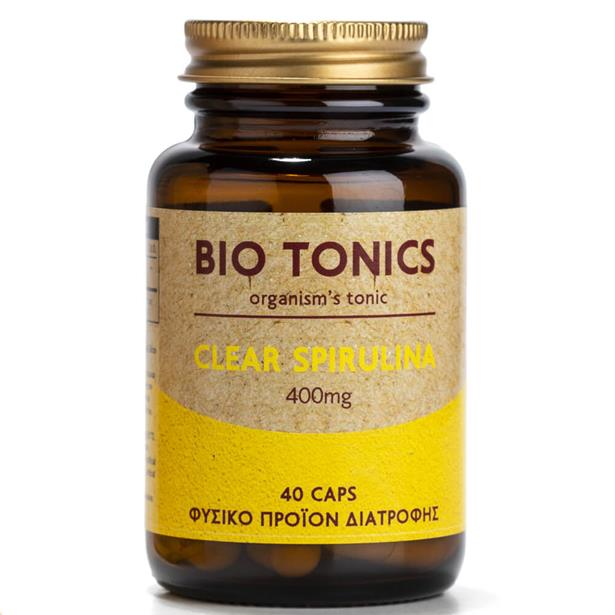 Biotonics Premium+ Clear Spirulina 400mg 40 caps