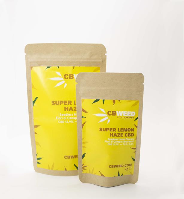 Cbweed Cannabis Flower Light Super Lemon Haze CBD 2gr