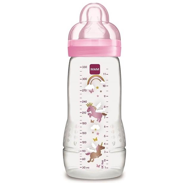 Mam Μπιμπερό Easy Active Baby Bottle 4m+ Pink 330ml (361S)