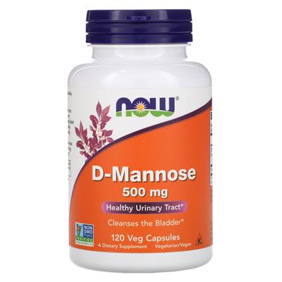 Now Foods D-Mannose 500mg 120caps