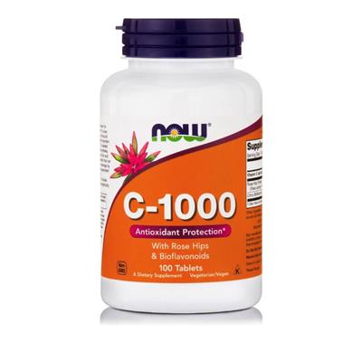 Now Foods Vitamin C 1000 Sustained Release with Rose hips 100tabs