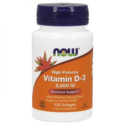 Now Foods Vitamin D3 2000 IU 120softgels