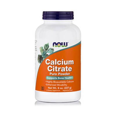 Now Foods Calcium Citrate 100% Pure Powder 227gr