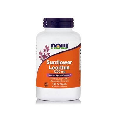 Now Foods Lecithin Sunflower 1200mg 100softgels
