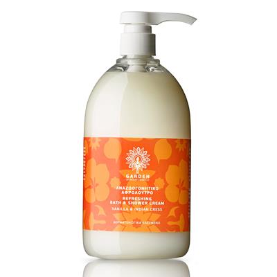Garden Aromatic Foam Bath Cream Vanilla & Indian Cress 1lt