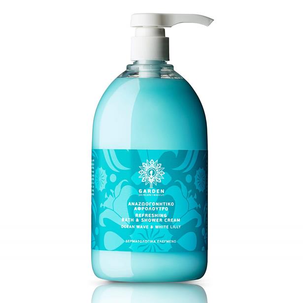 Garden Aromatic Foam Bath Ocean Wave & White Lilly 1lt