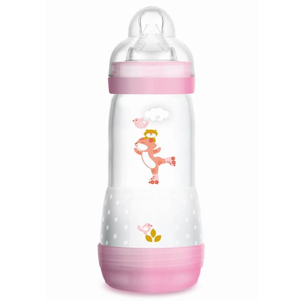 Mam Baby Bottle Easy Start Anti Colic 4m+ Pink 320ml (356S)