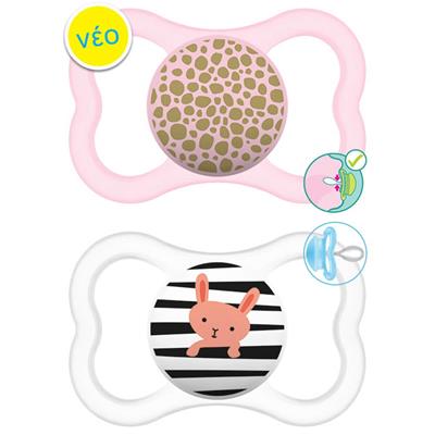 Mam Supreme Silicone Pacifier 16+M Pink, 2pcs (295S)