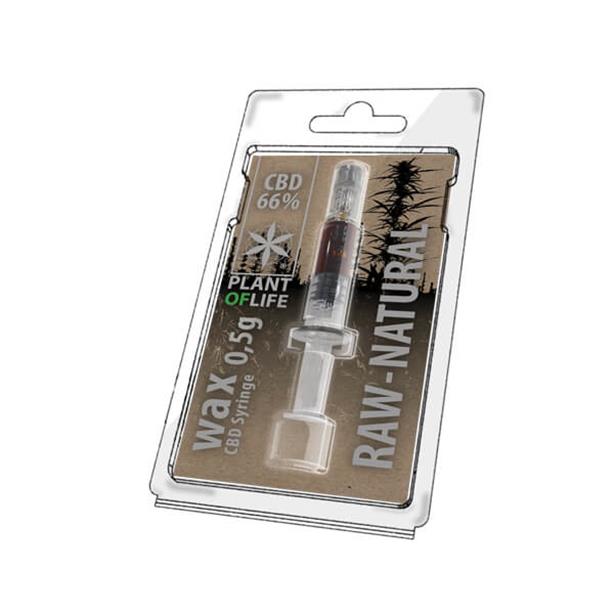 Plant Of Life 66% CBD Wax Natural 0.5ml