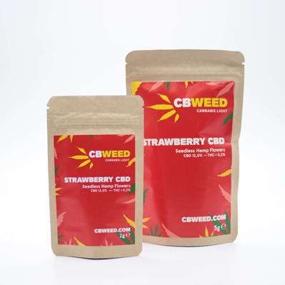 Cbweed Ανθός Cannabis Light Strawberry CBD 2gr