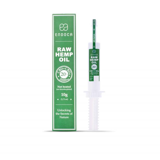 Endoca Raw Hemp Oil 2000mg CBD+CBDa 20% 10gr