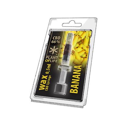 Plant Of Life 66% CBD Wax Banana 0.5ml