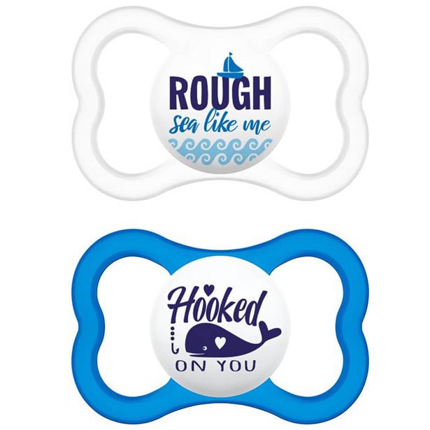 Mam Air Silicone Pacifier 16+M White, 2pcs (275S)