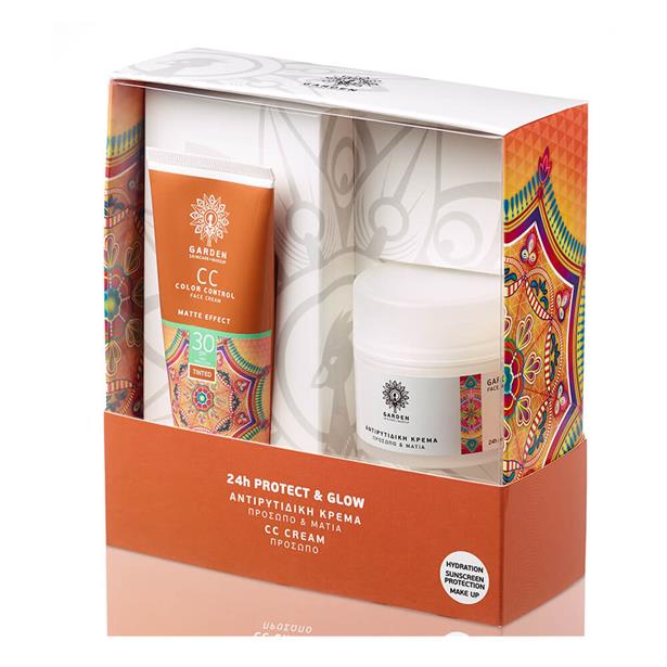 Garden 24h Protect & Glow/CC Color Control Cream 50ml & Anti-wrinkle Cream 50ml