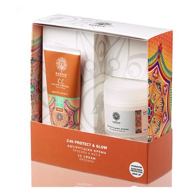 Garden 24h Protect & Glow/CC Color Control Cream 50ml & Anti-wrinkle Cream 50ml
