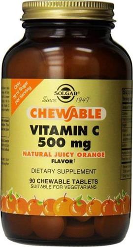 Solgar Vitamin C 500mg Chewable Orange 90tabs