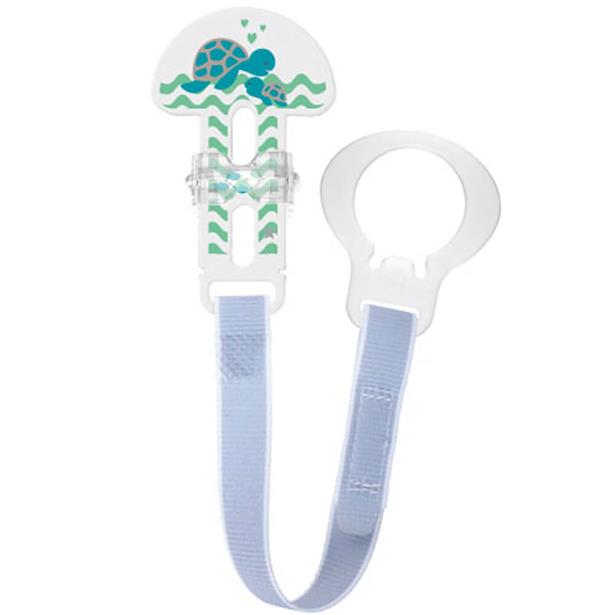 Mam Clip - Grey Pacifier Ribbon (310)