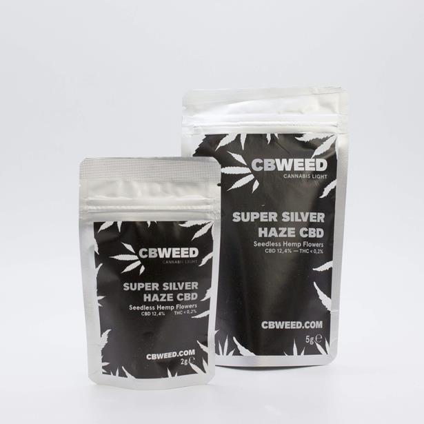 Cbweed Cannabis Flower Light Super Silver Haze CBD 2gr