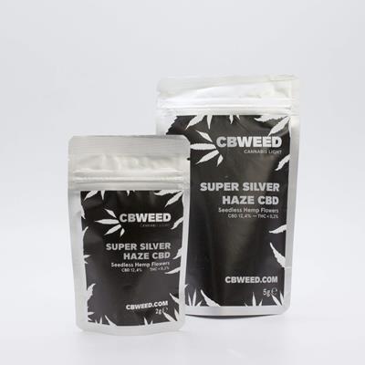 Cbweed Cannabis Flower Light Super Silver Haze CBD 2gr