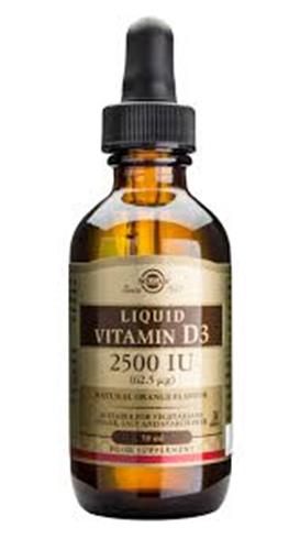 Solgar Vitamin D3 Liquid 2500 IU 59ml