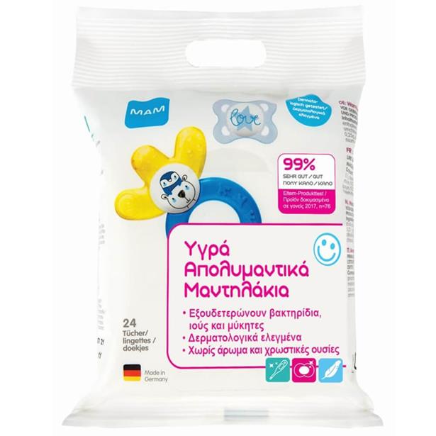 Mam Disinfectant Wipes 24pcs (432)