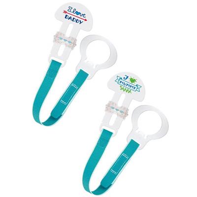 Mam Clip Set I Love Mummy & Daddy Blue, 2pcs (312)
