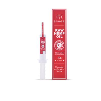 Endoca Raw Golden Hemp Oil 3000mg CBD+CBDa 30% 10gr