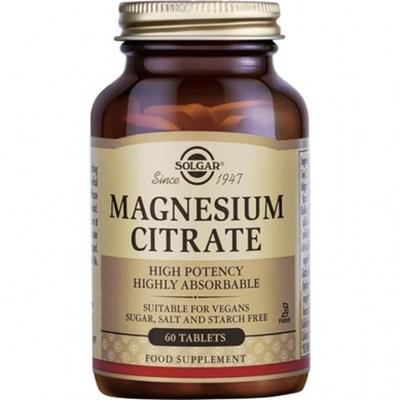 Solgar Magnesium Citrate 200mg 60tabs