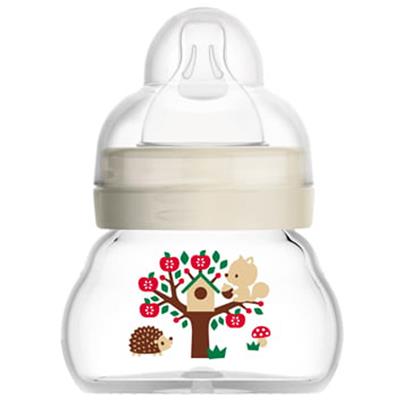 Mam Glass Baby Bottle Feel Good 0m Cream 90ml (380S)