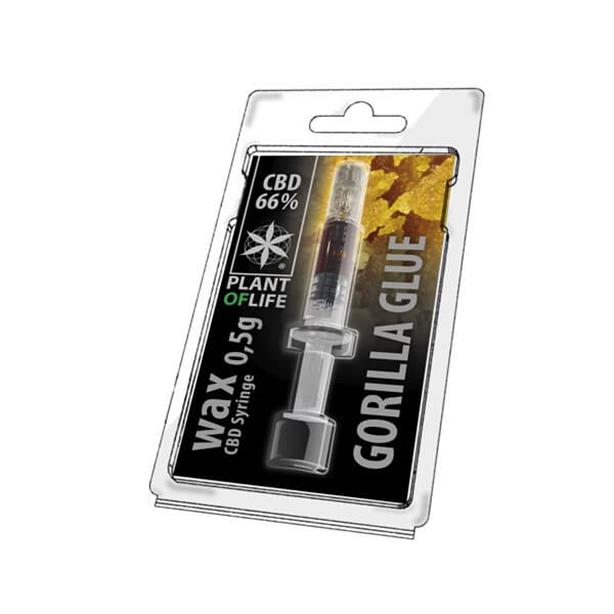 Plant Of Life 66% CBD Wax Gorilla Glue 0.5ml