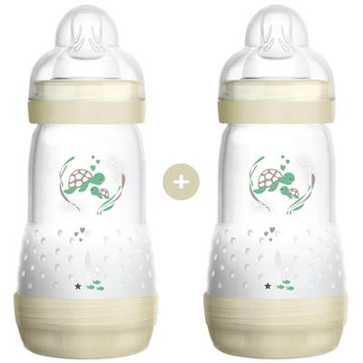 Mam Baby Bottle Easy Start Anti Colic 2m+ Cream 260ml, 2pcs (355S)