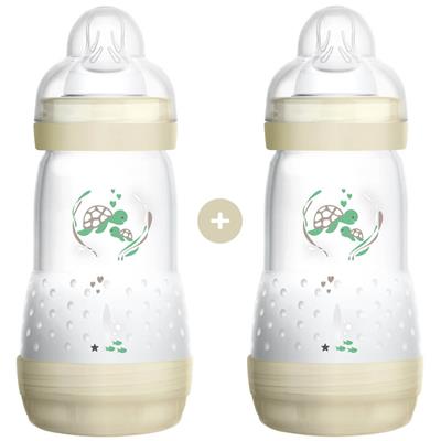 Mam Baby Bottle Easy Start Anti Colic 2m+ Cream 260ml, 2pcs (355S)