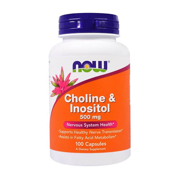 Now Foods Choline & Inositol 500mg 100caps