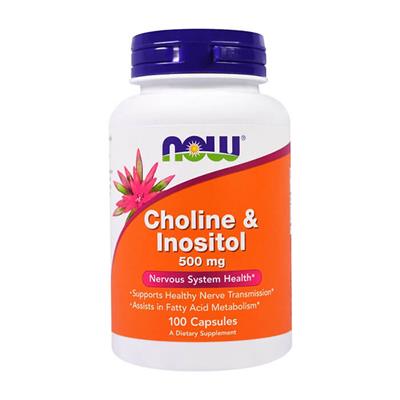 Now Foods Choline & Inositol 500mg 100caps